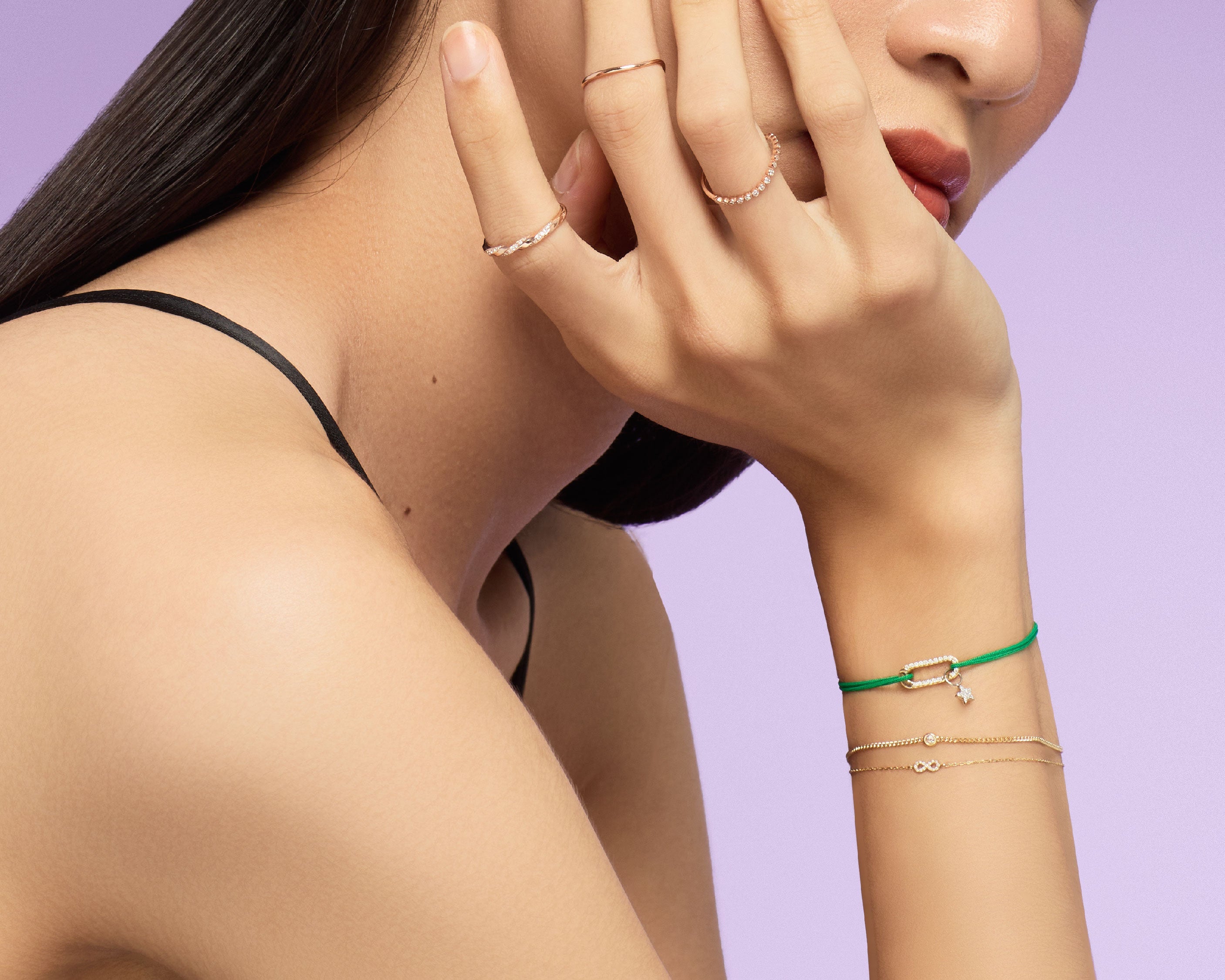 Petite Cuban Round Bezel Diamond Bracelet: Gen Z and Millennial Favorite Bracelet