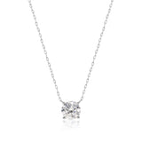 Round Solitaire Necklace