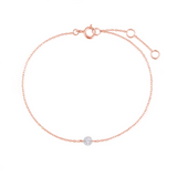 Isago Gelang Wanita Floating Round Diamond Bracelet