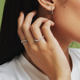 Bold Round Diamond Band