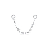 Duo Bezel Diamond Connecting Charm