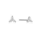 Trio Round Diamond Studs