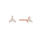 Trio Round Diamond Studs