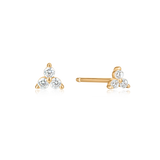 Trio Round Diamond Studs