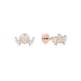 Crowned Diamond Stud
