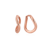 Twisted Gold Huggies