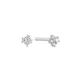 Round Cluster Diamond Studs