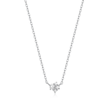 Round Cluster Diamond Necklace