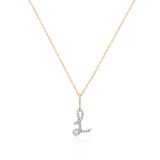 Diamond Letter Pendant