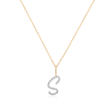 Diamond Letter Pendant