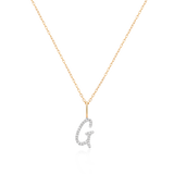 Diamond Letter Pendant