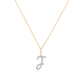 Diamond Letter Pendant