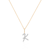 Diamond Letter Pendant