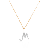 Diamond Letter Pendant