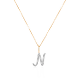 Diamond Letter Pendant