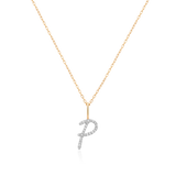 Diamond Letter Pendant