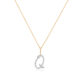 Diamond Letter Pendant
