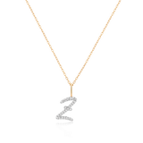 Diamond Letter Pendant