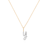 Diamond Letter Pendant