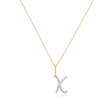 Diamond Letter Pendant