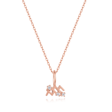 Aquarius Diamond Pendant