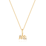 Aquarius Diamond Pendant