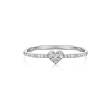 Heart Pavé Ring