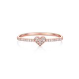 Heart Pavé Ring