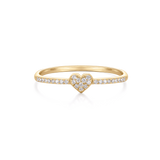 Heart Pavé Ring