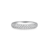 Twisted Pave Diamond Band