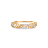 Twisted Pave Diamond Band