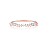 Cincin Berlian Bulat Mungil Flutter