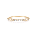 Slim Alternating Prongs Diamond Band