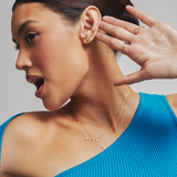 Heart Pavé Floating Necklace