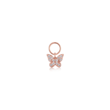 Butterfly Huggie Charm