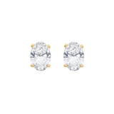 Oval Solitaire Studs