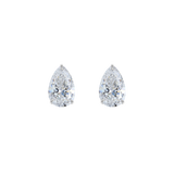 Pear Solitaire Studs