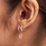 Perennial Diamond Drop Studs