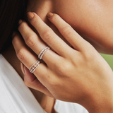 Petite Link Diamond Band