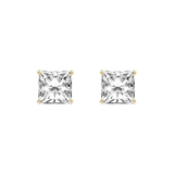 Princess Solitaire Studs
