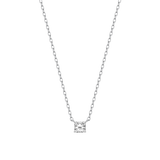 Princess Solitaire Necklace