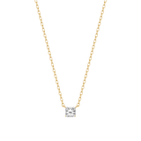 Princess Solitaire Necklace