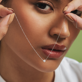 Round Cluster Diamond Necklace