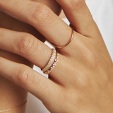 Twisted Pave Diamond Band