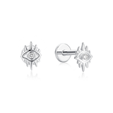 Evil Eye Flatback Stud