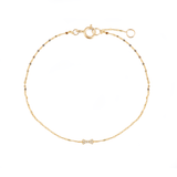 Dog Bone Diamond Bracelet