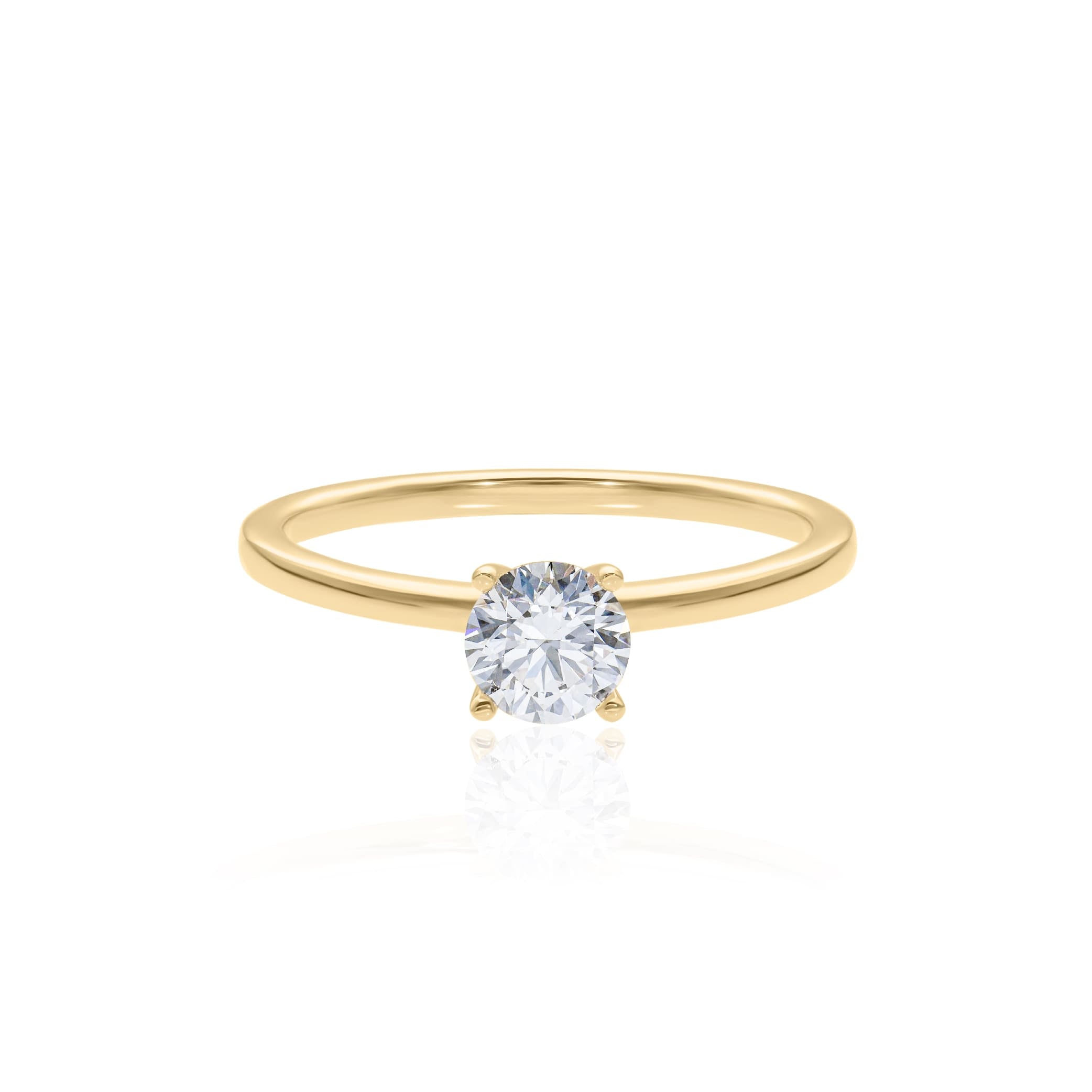 Round Solitaire Ring