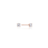 Round 4-Prongs Diamond Studs