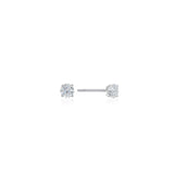 Round 4-Prongs Diamond Studs