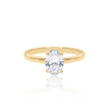 Oval Solitaire Ring